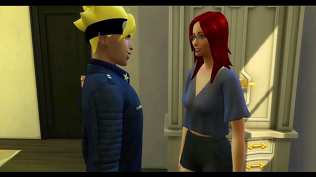 Boruto Fucks Visiting Milf Karin While Naruto Watches Helplessly