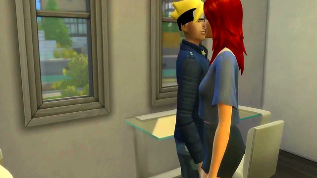 Boruto Fucks Visiting Milf Karin While Naruto Watches Helplessly