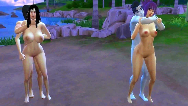 Kurenai & Anko Get Fucked by Akatsuki in Naruto Hentai Cuckold Drama