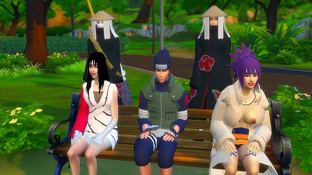 Kurenai & Anko Get Fucked by Akatsuki in Naruto Hentai Cuckold Drama