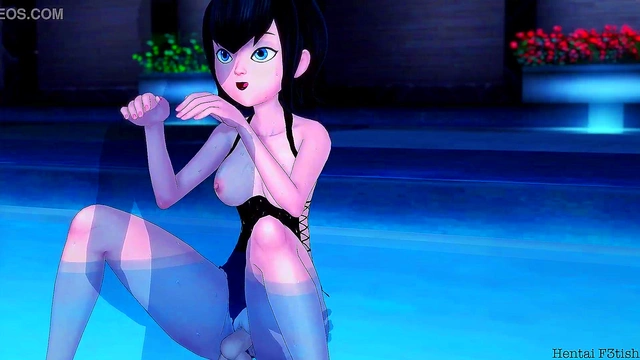 Teen Mavis Gets Bang(ed) by Invisible Guy at Hotel Transylvania Pool