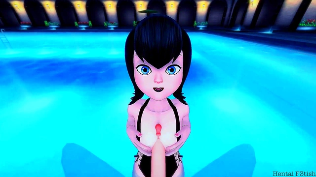 Teen Mavis Gets Bang(ed) by Invisible Guy at Hotel Transylvania Pool