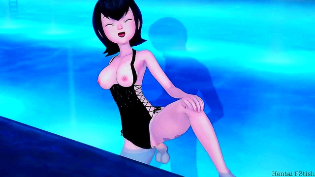 Teen Mavis Gets Bang(ed) by Invisible Guy at Hotel Transylvania Pool