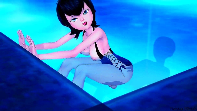 Teen Mavis Gets Bang(ed) by Invisible Guy at Hotel Transylvania Pool