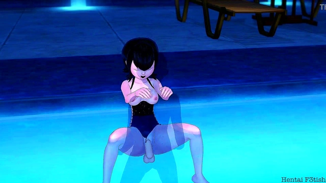 Teen Mavis Gets Bang(ed) by Invisible Guy at Hotel Transylvania Pool