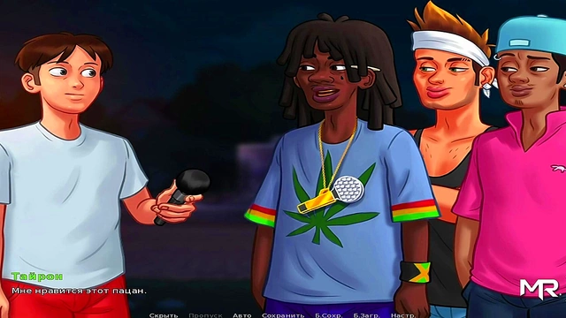 Teen Anime Chick Gets Horny and Seduces for Some Extra Cash in Summertime Saga