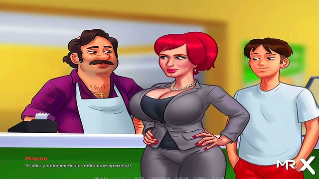 Teen Anime Chick Gets Horny and Seduces for Some Extra Cash in Summertime Saga