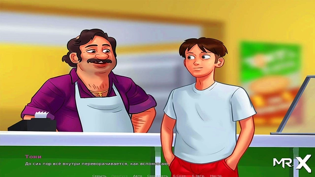 Teen Anime Chick Gets Horny and Seduces for Some Extra Cash in Summertime Saga