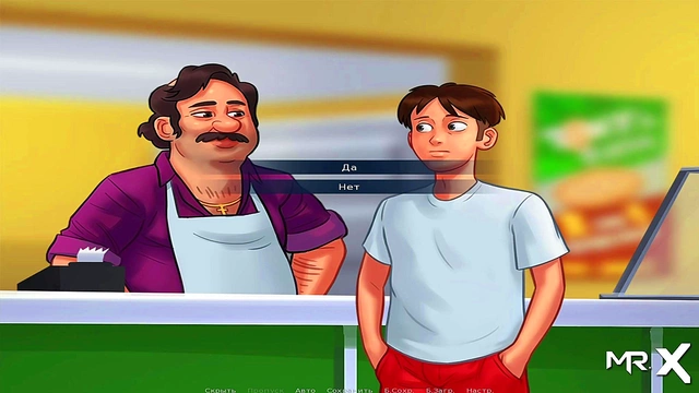 Teen Anime Chick Gets Horny and Seduces for Some Extra Cash in Summertime Saga