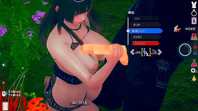 Cute AI Shojo With Big Tits Gives Amazing Blowjob & Handjob On Uninhabited Island