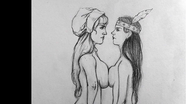 Sexy Blonde vs Brunette in Extreme Hentai Catfight Battle with Big Boob Smash