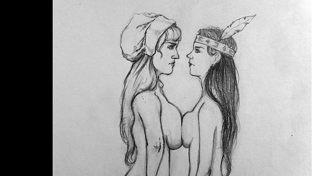 Sexy Blonde vs Brunette in Extreme Hentai Catfight Battle with Big Boob Smash