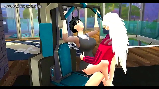 Videl Seduces Madara During Training for Naughty Exercises & Intense Anime Sex Session