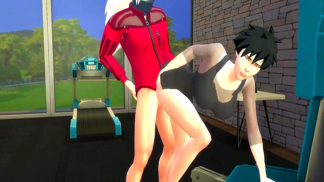 Videl Seduces Madara During Training for Naughty Exercises & Intense Anime Sex Session