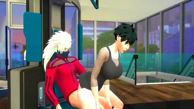 Videl Seduces Madara During Training for Naughty Exercises & Intense Anime Sex Session