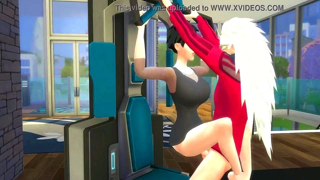 Videl Seduces Madara During Training for Naughty Exercises & Intense Anime Sex Session