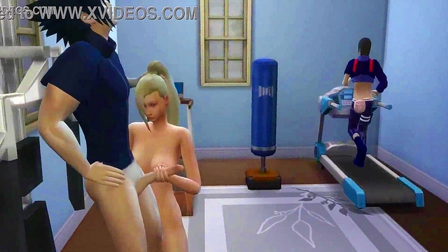 Cuckolded Husband Watches Hot Anime MILF Cheating With Naruto for Anal Fun