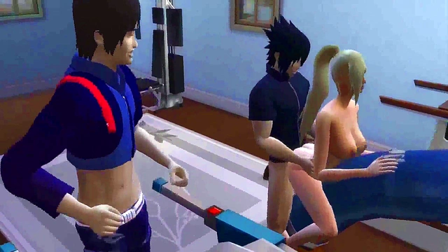 Cuckolded Husband Watches Hot Anime MILF Cheating With Naruto for Anal Fun