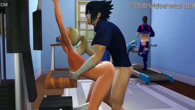 Cuckolded Husband Watches Hot Anime MILF Cheating With Naruto for Anal Fun