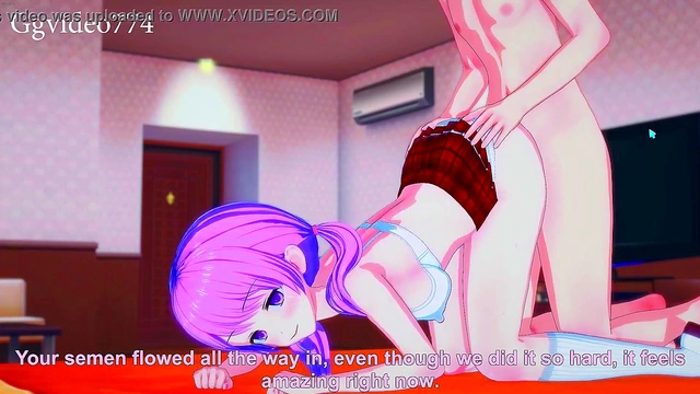 Teen Uniformed Cuties Get Wild in Koikatsu Hotel Room Sexual Adventure