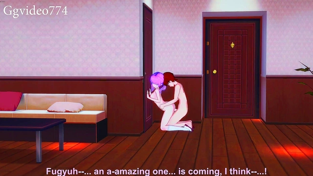 Teen Uniformed Cuties Get Wild in Koikatsu Hotel Room Sexual Adventure