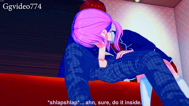 Teen Uniformed Cuties Get Wild in Koikatsu Hotel Room Sexual Adventure