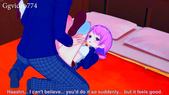 Teen Uniformed Cuties Get Wild in Koikatsu Hotel Room Sexual Adventure