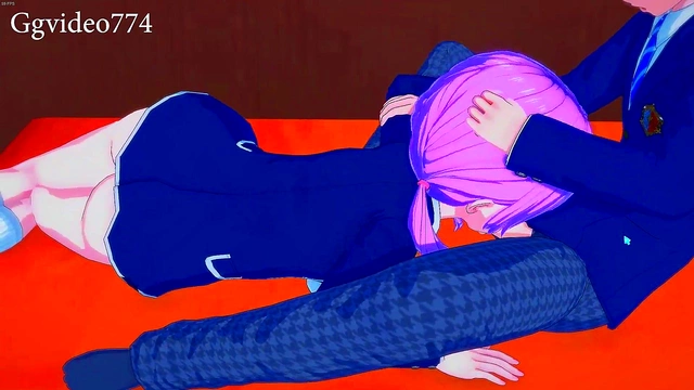 Teen Uniformed Cuties Get Wild in Koikatsu Hotel Room Sexual Adventure