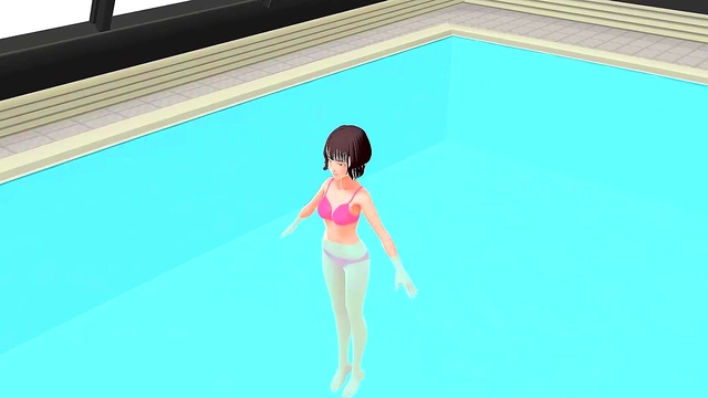 Toyota's Anime Chick Shakes Juicy Assets in Pink Bikini Slideshow