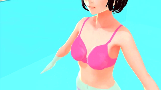 Toyota's Anime Chick Shakes Juicy Assets in Pink Bikini Slideshow