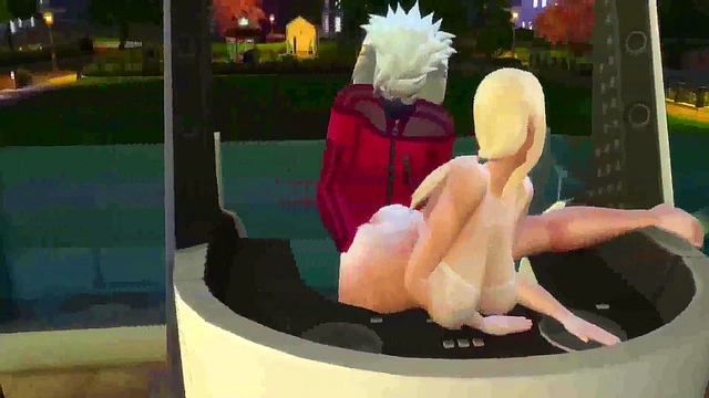 Sakura Watches As Madara DJs Before Sunade Rides Him Rough & Cums Inside