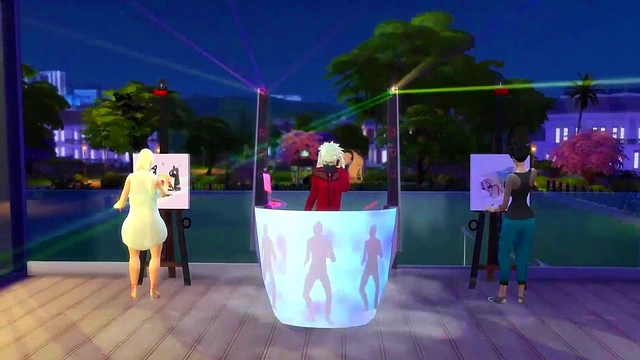 Sakura Watches As Madara DJs Before Sunade Rides Him Rough & Cums Inside