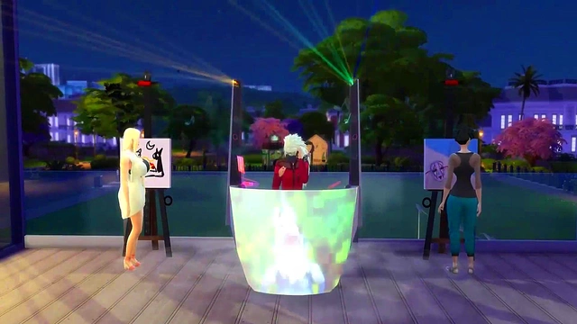 Sakura Watches As Madara DJs Before Sunade Rides Him Rough & Cums Inside