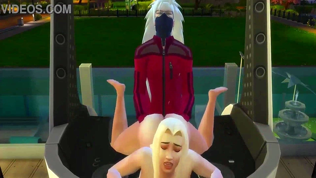 Sakura Watches As Madara DJs Before Sunade Rides Him Rough & Cums Inside