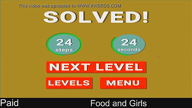 Horny Anime Girls Solve Puzzles for Steamy Food Rewards in Hot Hentai Scene