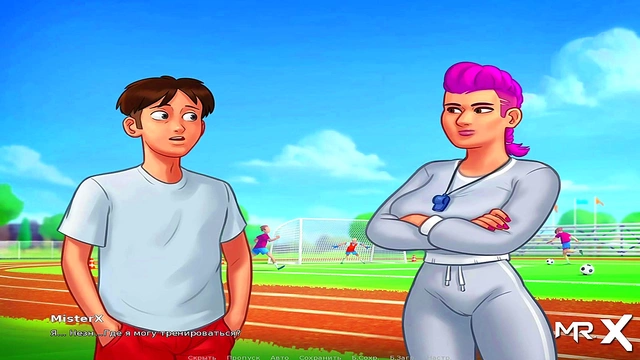 Teen Anime Chick Shows Off Her Skills On A Massive Dick In Summertime Saga