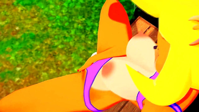 Coco Bandicoot Moans Loudly While Fingering Her Pussy Outdoors Solo