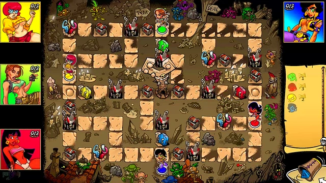 Blonde & Redhead Heroines Seduce Goblins for Kinky Cartoon Action