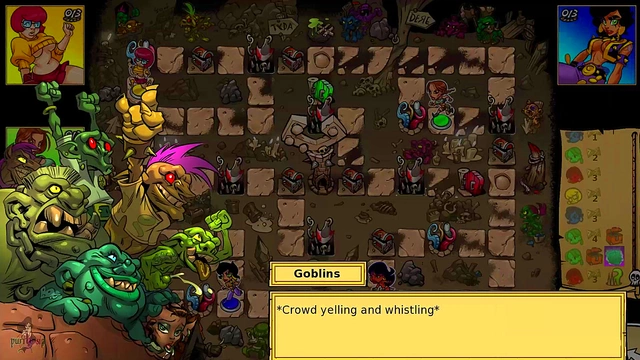 Blonde & Redhead Heroines Seduce Goblins for Kinky Cartoon Action