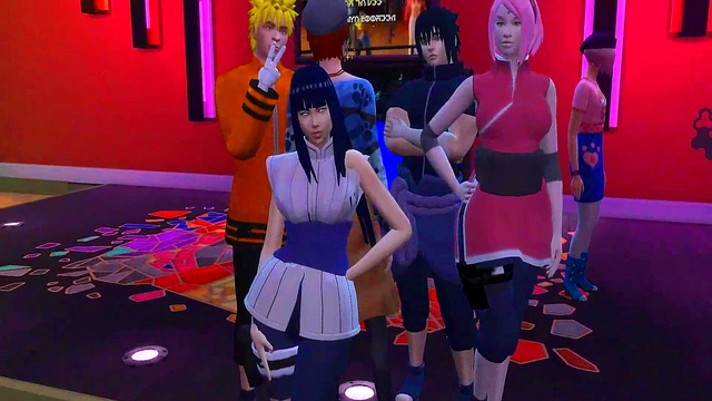 Hinata & Sakura Share Their Husbands for Hot Anime Anal Adventure