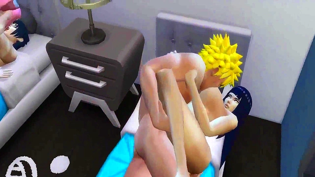 Hinata & Sakura Share Their Husbands for Hot Anime Anal Adventure