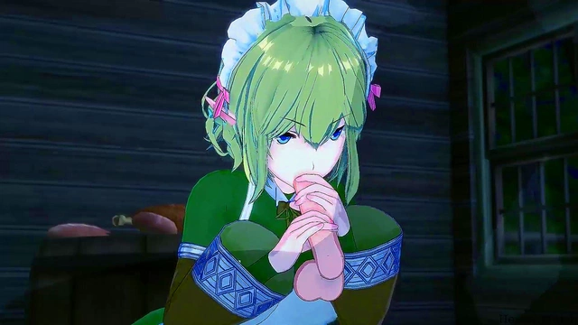 Ryuu’s Steamy Storage Room Encounter With Hot Elf for Unsensored Orgasmic Fun