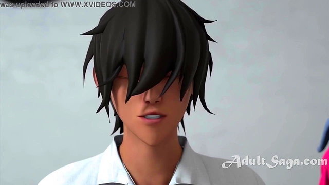 Horny Hentai MILF Teacher Fucks Students Doggy Style In Classroom