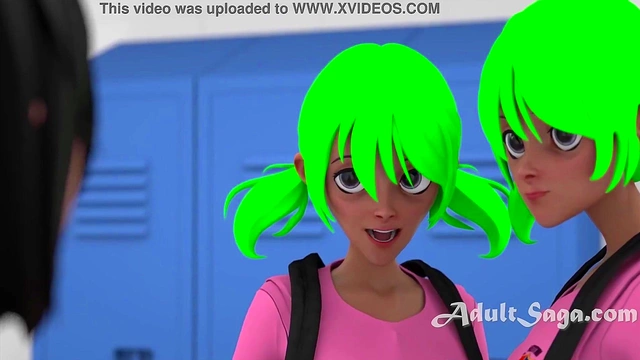 Horny Hentai MILF Teacher Fucks Students Doggy Style In Classroom