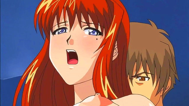 Horny StepMom Gives Milfy Blowjob & Squirts During Hentai Orgasm Creampie