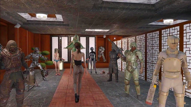 Cute Teen Seductress Shows Off Fallout 4 Inspired Sexy Fashion In 3D Hentai Anime