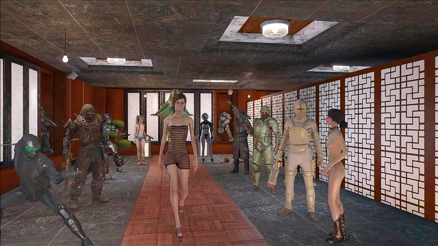 Cute Teen Seductress Shows Off Fallout 4 Inspired Sexy Fashion In 3D Hentai Anime