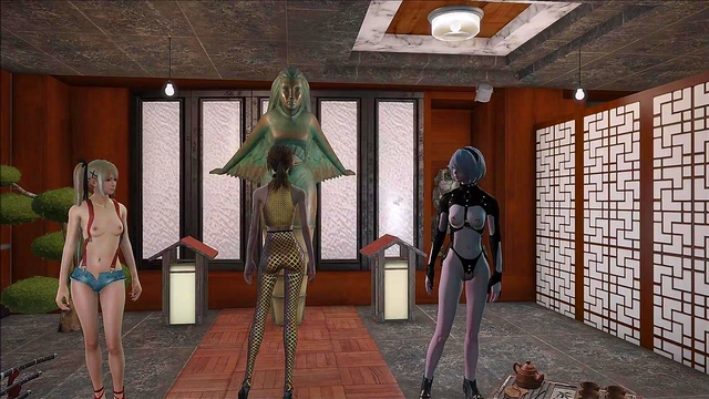 Cute Teen Seductress Shows Off Fallout 4 Inspired Sexy Fashion In 3D Hentai Anime