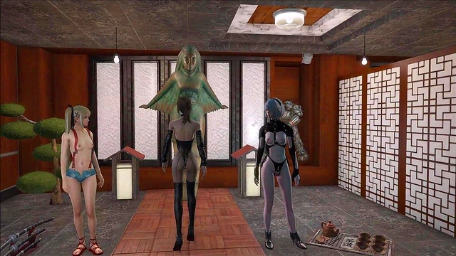 Cute Teen Seductress Shows Off Fallout 4 Inspired Sexy Fashion In 3D Hentai Anime