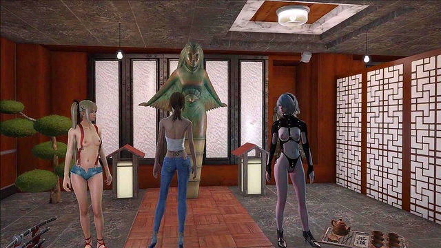 Cute Teen Seductress Shows Off Fallout 4 Inspired Sexy Fashion In 3D Hentai Anime